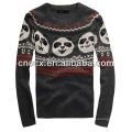 12STC0544 Panda verziert Stricken Herren Pullover